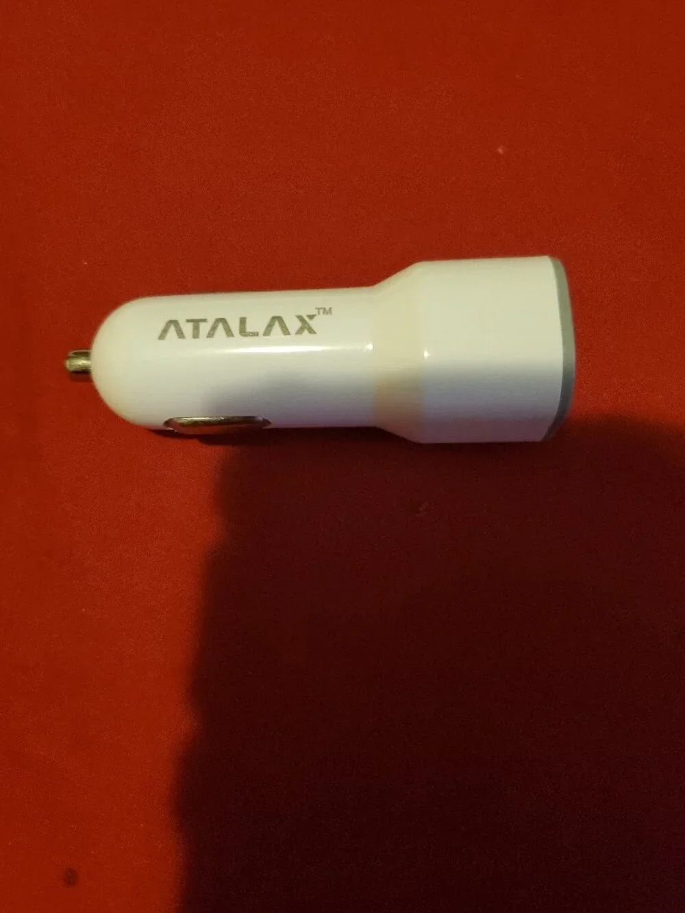 NEW WHITE ATALAX C-1 USB RAPID CELLPHONE PHONE CAR CHARGER 2.1 A
